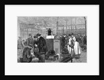 Woodcut of Travelers Being Disinfected by Anonymous