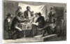 Engraving of Secret Meeting During Civil War by Anonymous