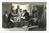 Engraving of Secret Meeting During Civil War by Anonymous