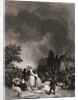 Engraving of Andrew Jackson at Waxham Massacre by Anonymous