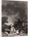 Engraving of Andrew Jackson at Waxham Massacre by Anonymous