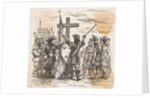 Depiction of Jacques Cartier Conquering New France by Anonymous