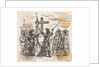 Depiction of Jacques Cartier Conquering New France by Anonymous