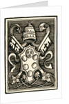 Coat of Arms of Pope Leo X by Anonymous