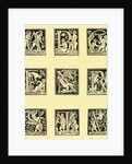 Decorative Letters by Anonymous