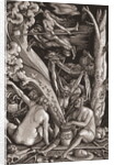 Witches Conjuring Spells by Anonymous