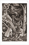 Witches Conjuring Spells by Anonymous