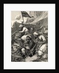 Arab Soldiers Fighting from Hillside by Anonymous