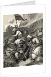 Arab Soldiers Fighting from Hillside by Anonymous