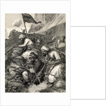 Arab Soldiers Fighting from Hillside by Anonymous