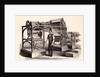 Man Posing with Printing Press by Anonymous
