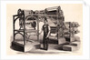 Man Posing with Printing Press by Anonymous