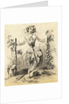 Woman Representing Grape Vine and Wine Making by Anonymous