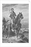 Gaelic Warrior on Horseback by Anonymous
