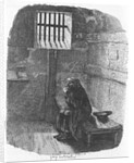 Man Sitting in Prison Cell by Anonymous
