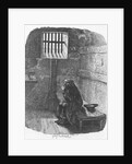 Man Sitting in Prison Cell by Anonymous