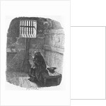 Man Sitting in Prison Cell by Anonymous