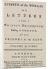 Citizen of the World Book Cover by Anonymous