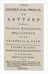 Citizen of the World Book Cover by Anonymous