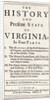 The History and Present State of Virginia by Robert Beverly