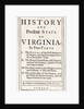The History and Present State of Virginia by Robert Beverly