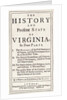 The History and Present State of Virginia by Robert Beverly
