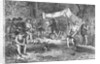 Settlers Gathering Wood by Anonymous