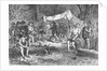 Settlers Gathering Wood by Anonymous