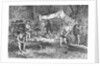 Settlers Gathering Wood by Anonymous
