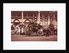 Vacationers and Coach Outside Fort William Henry Hotel by Anonymous