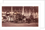 Vacationers and Coach Outside Fort William Henry Hotel by Anonymous