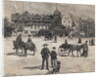 Illustration of Colorado Springs Settlers During Daily Routines by Anonymous