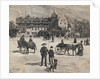 Illustration of Colorado Springs Settlers During Daily Routines by Anonymous