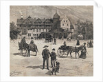 Illustration of Colorado Springs Settlers During Daily Routines by Anonymous