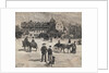 Illustration of Colorado Springs Settlers During Daily Routines by Anonymous