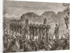 Illustration of Execution of Emperor Maximilian and Accomplices by Anonymous