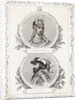 Portraits of Montezuma and Cortez in Costumes by Anonymous