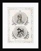 Portraits of Montezuma and Cortez in Costumes by Anonymous