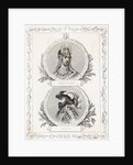 Portraits of Montezuma and Cortez in Costumes by Anonymous