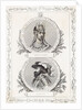 Portraits of Montezuma and Cortez in Costumes by Anonymous