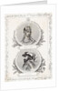 Portraits of Montezuma and Cortez in Costumes by Anonymous