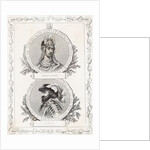 Portraits of Montezuma and Cortez in Costumes by Anonymous