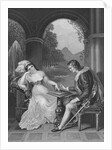 Man and Woman Concentrating on Game of Draughts by Anonymous