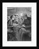 People Reading Together at Table by Anonymous