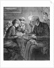 People Reading Together at Table by Anonymous
