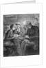 People Reading Together at Table by Anonymous