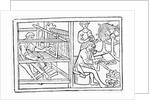 Sketches Showing Early Weaving Process by Anonymous