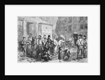 Illustration of a Street Scene in the Fourth Ward of New York by Corbis