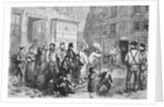 Illustration of a Street Scene in the Fourth Ward of New York by Corbis