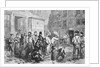 Illustration of a Street Scene in the Fourth Ward of New York by Corbis